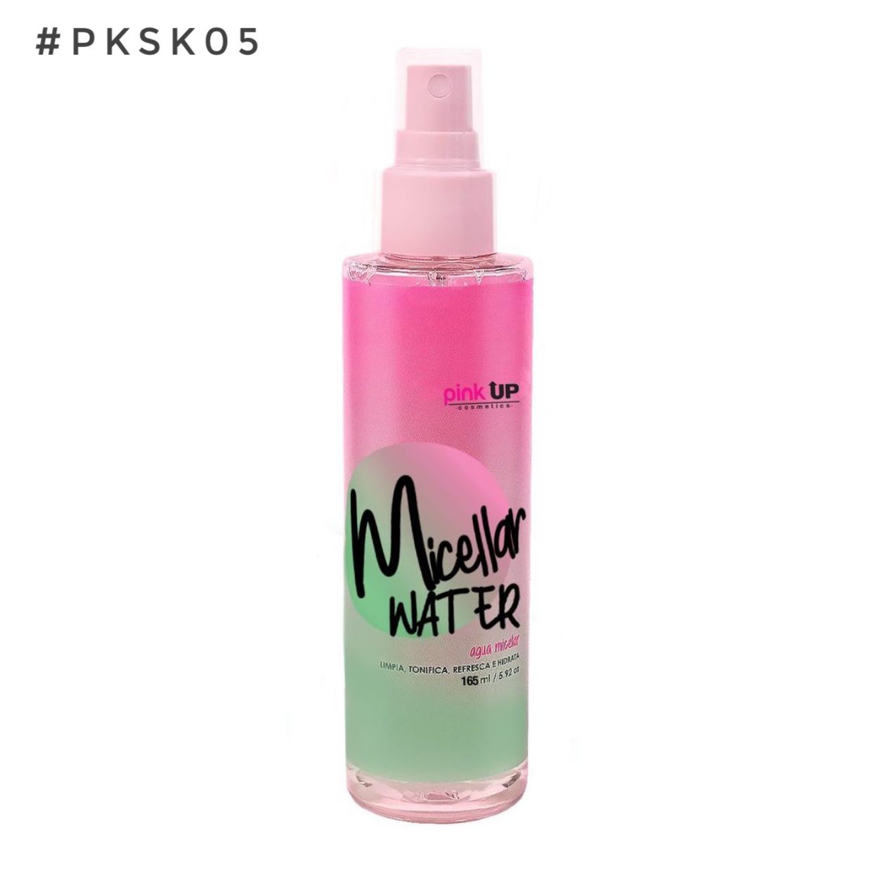 Agua micelar pink up 05
