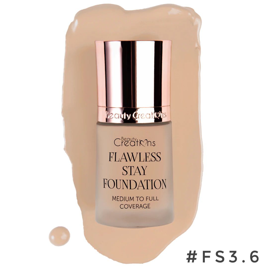 Flawless stay foundation tono: beauty creation FS.3.6