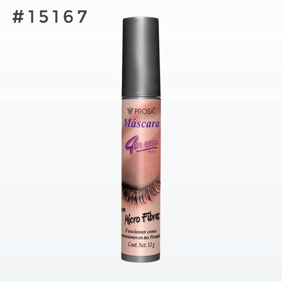 Mascara microfibras tapa gris claro 15167 prosa