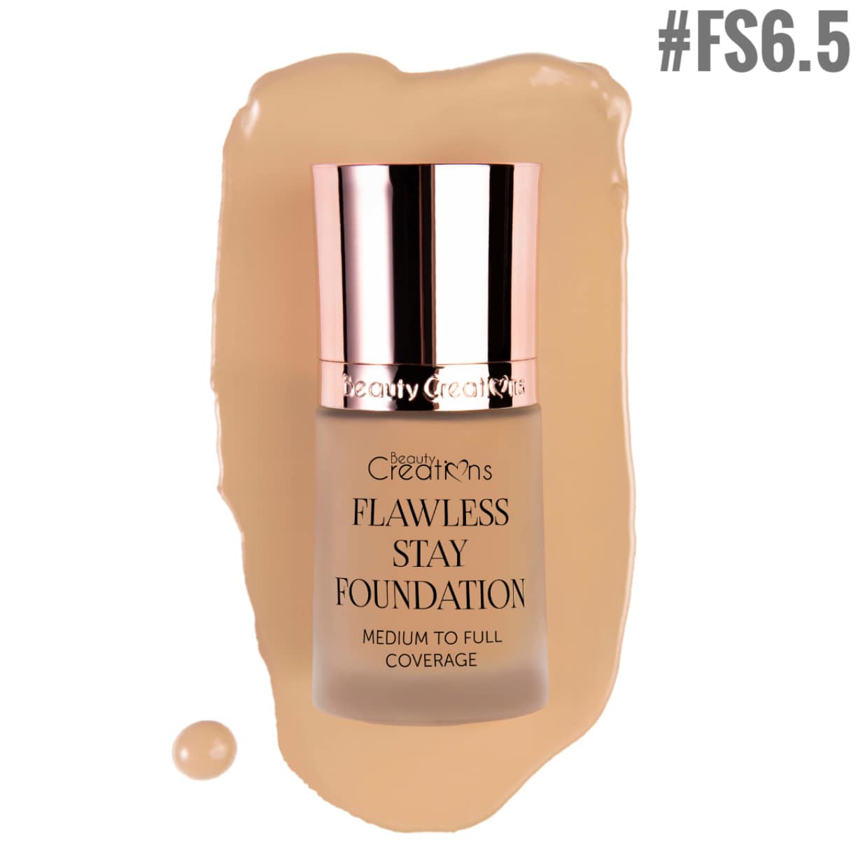 Flawless Stay Foundation Beauty Creations Tono FS6.5 - azukarmodaybelleza