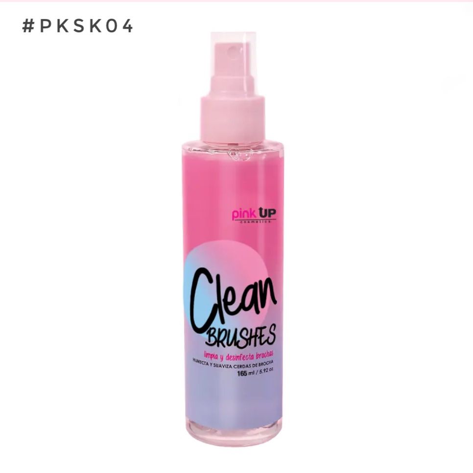 Clean brushes pink up 04