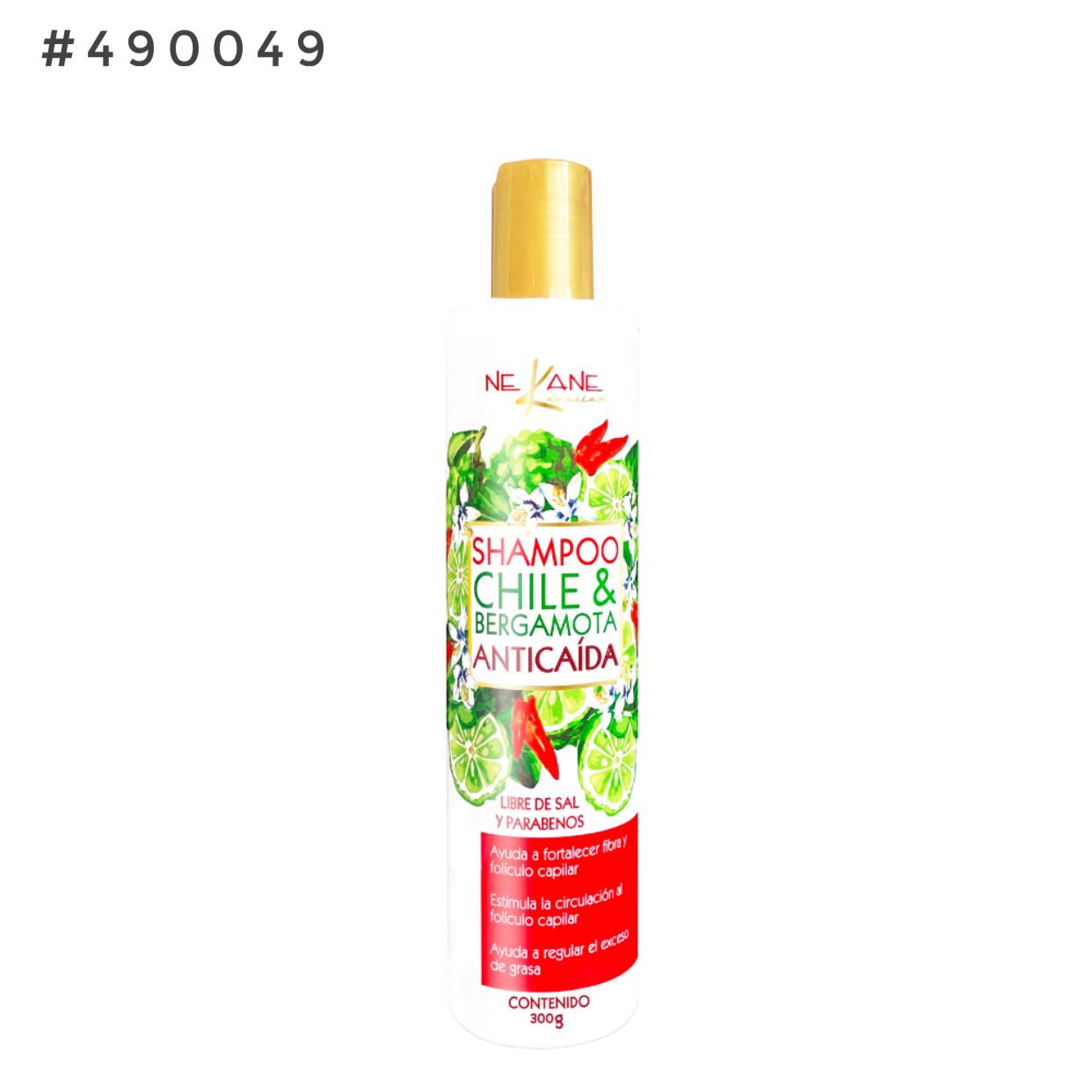 Shampoo de chile y bergamota 490049 nekane