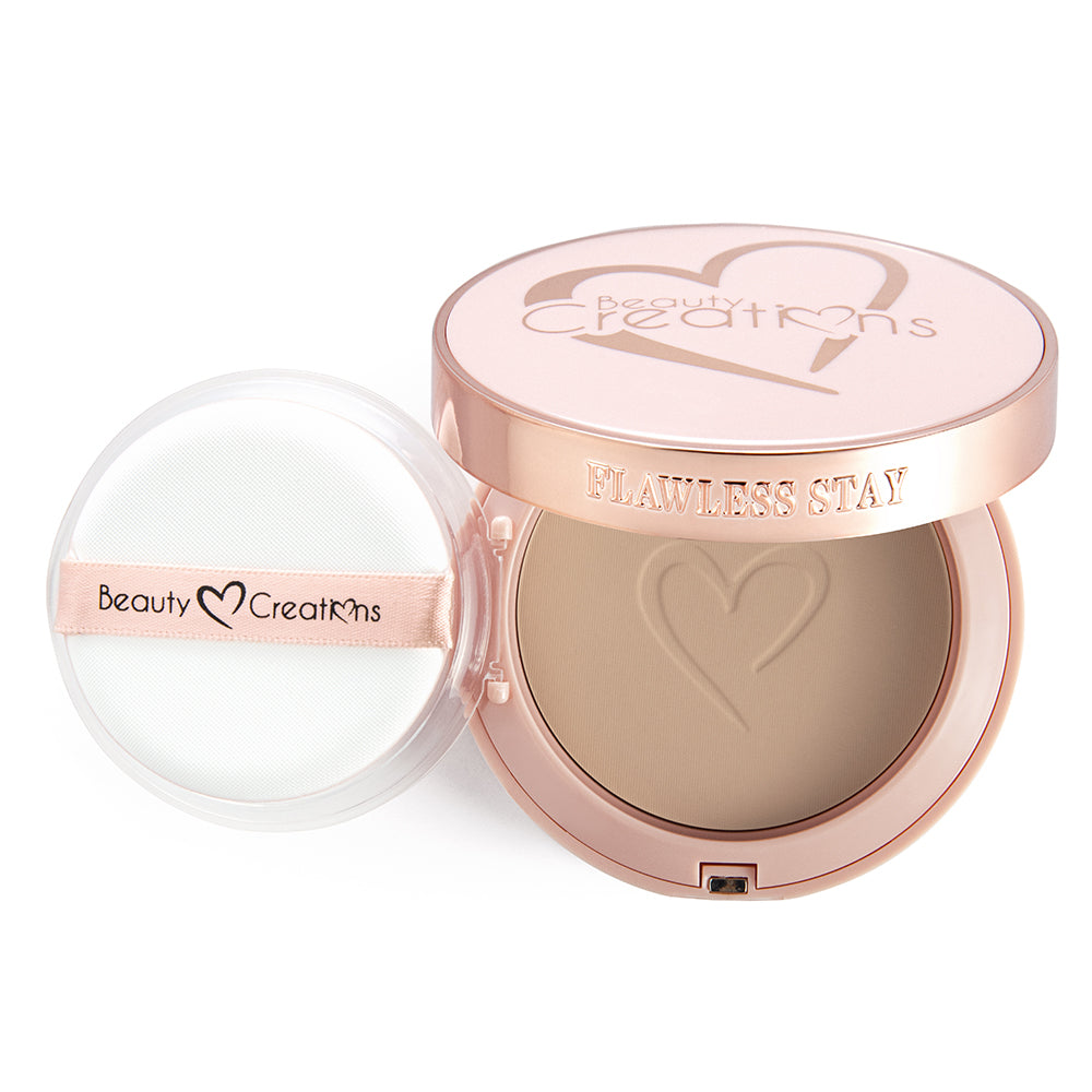 Flawless Stay Powder Fondation Beauty Creations Tono FS4 - azukarmodaybelleza